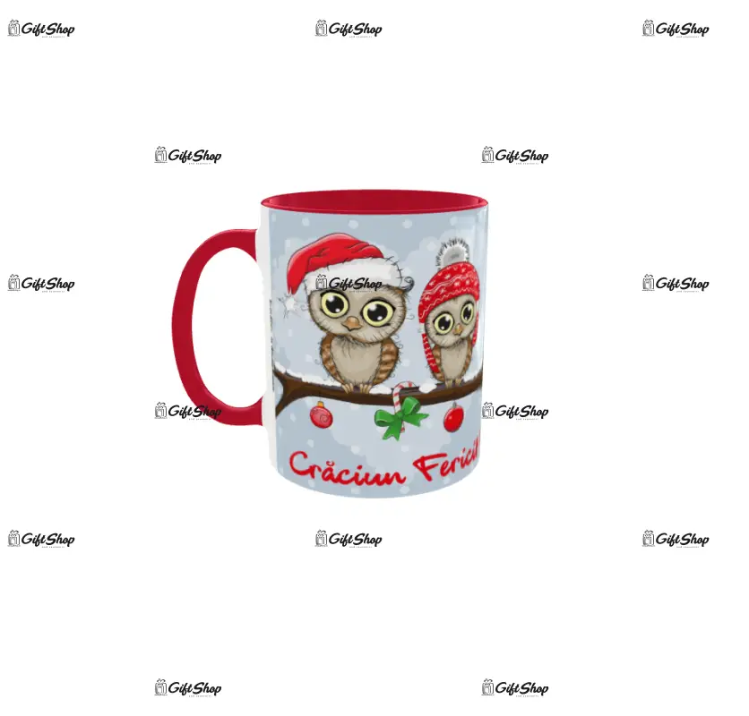Craciun fericit, cana ceramica, 330ml, model cgs1710